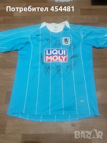 Nike Munchen 1860 jersey 04/05 с автографи, снимка 1