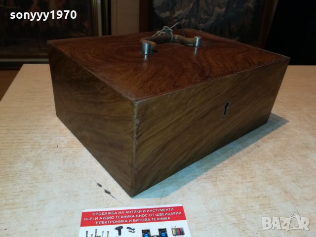 СЕИФ-КАСА МЕТАЛНА С КЛЮЧ 2009212001, снимка 9 - Антикварни и старинни предмети - 34198032