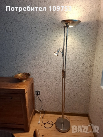 Метална Стояща подова лампа h=180см