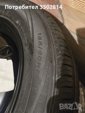 Пълно размерна нова гума с джанта 5х100 185 60/15 , снимка 2 - Гуми и джанти - 53812478