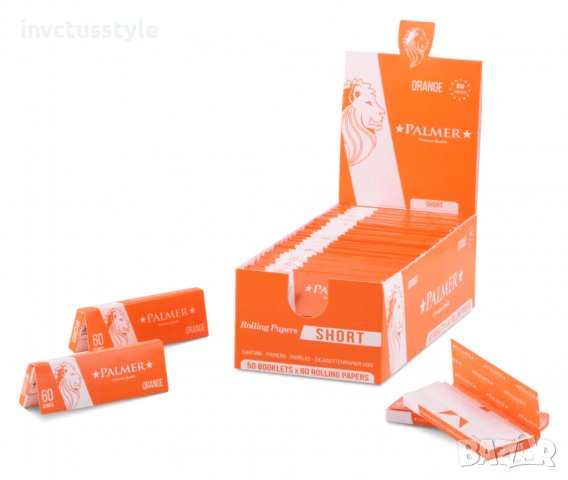 PALMER Short Orange - Листчета за цигари - Цена за 1бр., снимка 1 - Други - 38894539