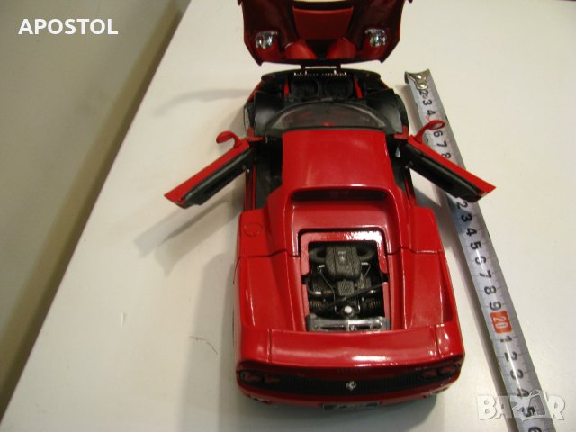 Метална количка Ferrari F50 Burago 1:18 , снимка 2 - Колекции - 39041099