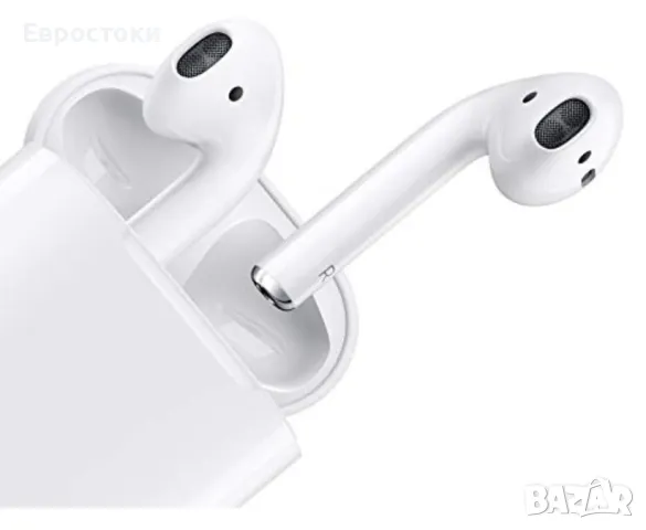 Безжични слушалки Apple AirPods MV7N2TY/A, ОРИГИНАЛЕН продукт Apple, с калъф за зареждане, снимка 2 - Безжични слушалки - 50042388