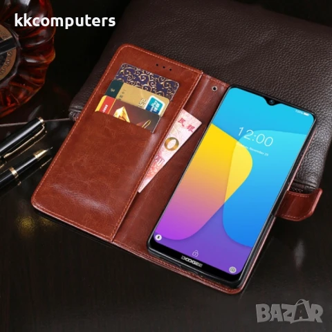 Doogee X90 Magnetic Кожен Калъф и Стилус, снимка 11 - Калъфи, кейсове - 51328035