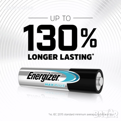 Батерии Energizer MAX PLUS AAA 3+1 бр., снимка 2 - Батерии, зарядни - 51695170