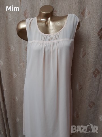 Manguun 42 Свободно падаща рокля пепел от рози , снимка 2 - Рокли - 41315671