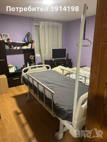 Болнично легло с механично повдигане, снимка 2 - Други - 53002219