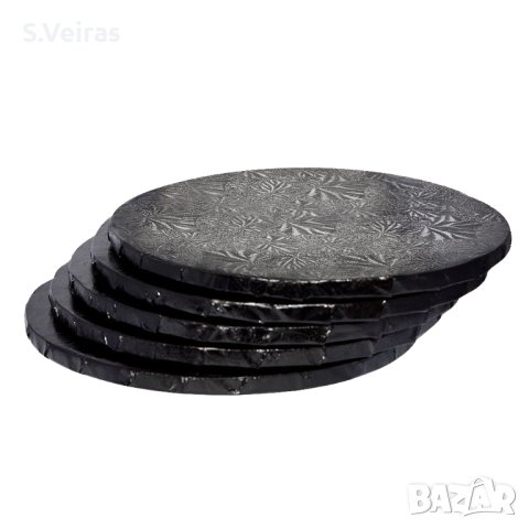 Ламинирани Подложки за Торта, Височина 12 мм, Черена, 3 Размера, снимка 3 - Прибори за хранене, готвене и сервиране - 40411890