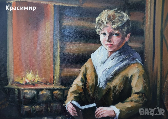 Продавам картина маслени бои върху платно, снимка 3 - Картини - 53569655