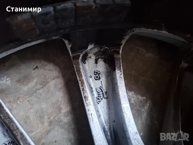 Оригинални Тойота 17-ки 5/114.3 прахово боядисани с гуми., снимка 4 - Гуми и джанти - 53711885