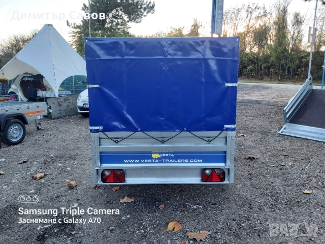 Туристическо, самосвално ремарке VESTA LIGHT 20 с брезент и шпригли Н120, снимка 6 - Ремаркета - 51965341