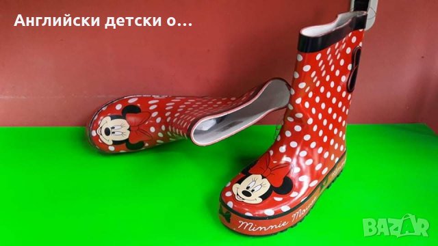 Английски детски гумени ботуши-MIKEY MOUSE, снимка 2 - Бебешки боти и ботуши - 34699411