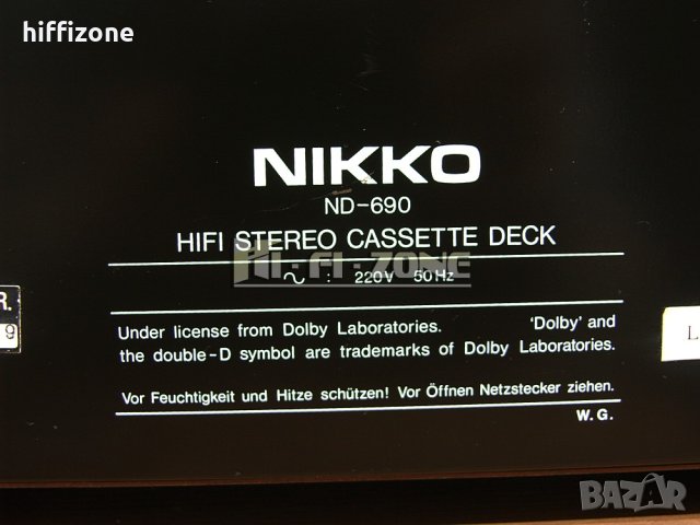 ДЕК  Nikko nd-690 , снимка 8 - Декове - 40247798