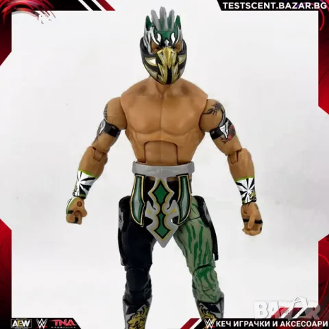 Екшън фигура WWE Kalisto Калисто Mattel Elite figure играчка lucha, снимка 1 - Колекции - 48502519