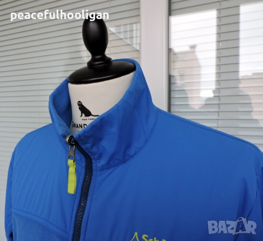 Schoffel мъжко синьо поларено яке за планина  с цип като ново, размер XL, снимка 5 - Якета - 53394369