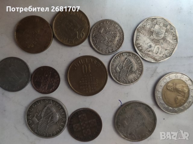 Монети Португалия , снимка 1 - Нумизматика и бонистика - 41807327