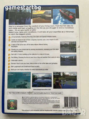 Lake Masters EX за PS2, снимка 2 - Игри за PlayStation - 49448243