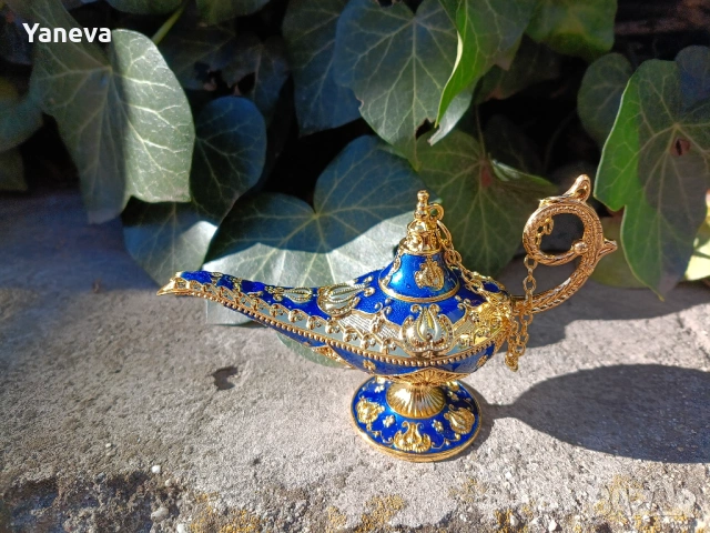 "Лампата на Аладин" , метални , може да се използват за ароматни масла. , снимка 6 - Статуетки - 53073620