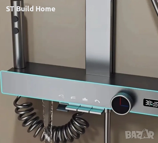 Луксозна LED Душ Система с Цифров Дисплей, снимка 5 - Душове - 51710701