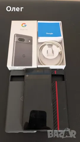 Google Pixel 7a + кутия и 2 калъфа — 110 €, снимка 4 - Други - 55951170