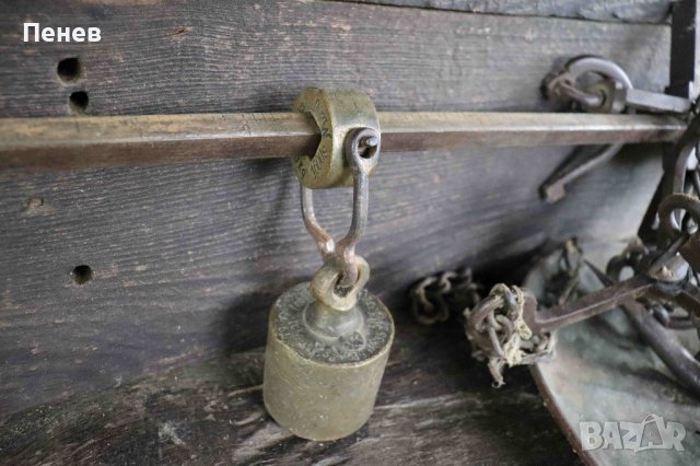 Продавам голям запазен кантар, снимка 9 - Антикварни и старинни предмети - 44297620