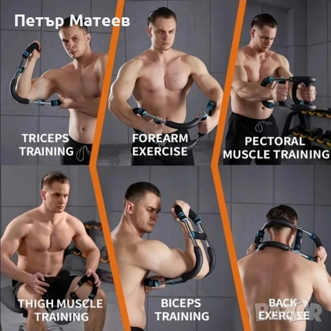 Регулируем Arm Twister тренажор за гърди, бицепс, трицепс и предмишниц, снимка 2 - Фитнес уреди - 53845443