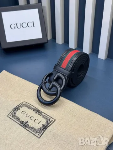 колани от естествена кожа в кутия gucci 4см , снимка 9 - Колани - 50416736