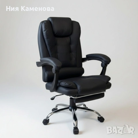 Ергономичен офис стол с усещане за истински комфорт, снимка 2 - Столове - 53151005