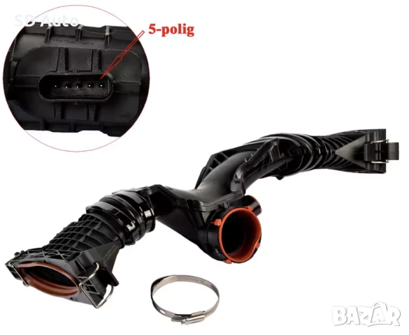 Дебитомер / Измерител на масата на въздуха / Лястовица за Mercedes C Klasse,E Klasse,S Klasse,ML,GL , снимка 2 - Части - 50486471