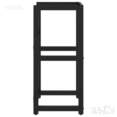 vidaXL Рамка за мивка за баня, черна, 40x38x83 см, желязо, снимка 5 - Мивки - 56147081