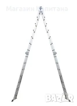 Стълба ПОД НАЕМ 9 метра раб. височина, снимка 3 - Други машини и части - 48224458