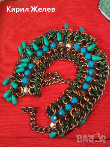 ZARA МАРКОВА РАЗКОШНА ОГЪРЛИЦА ЗАРА РЪЧНА ИЗРАБОТКА 16900, снимка 3 - Колиета, медальони, синджири - 30711760