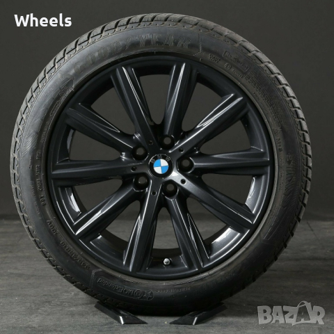 18" 5x112 BMW Styling 684 V-Spoke 5 Series G30 G31 OEM, снимка 3 - Гуми и джанти - 44589801