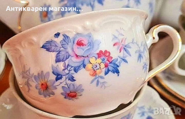 Прекрасен сервиз за кафе / чай за 12 души - Triptis, Germany,  