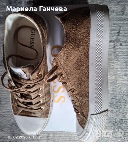 Оргинални кецове Guess Istria Low, снимка 2 - Кецове - 53618104
