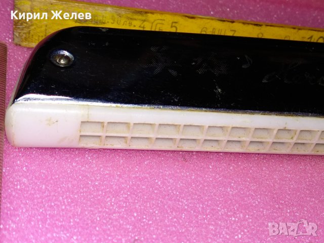 Hero HARMONICA SHANGHAI CHINA Стара КОЛЕКЦИОНЕРСКА УСТНА ХАРМОНИКА МУЗИКАЛЕН ИНСТРУМЕНТ 42960, снимка 5 - Антикварни и старинни предмети - 44155677