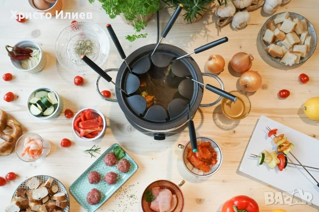 Комплект за фондю и уред за палачинки 2в1 Severin, снимка 4 - Други - 53849535