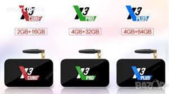 Ugoos X3 CUBE/PRO/PLUS Тв Бокс Android 9.0 S905X3 2GB+16GB BT WiFi, снимка 1