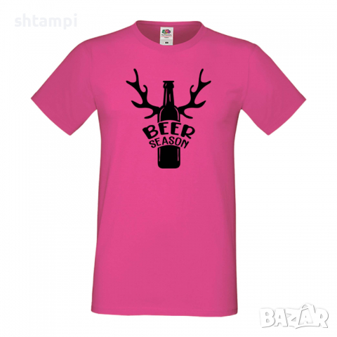 Мъжка тениска Beer Season 2,Бира,Бирфест,Beerfest,Подарък,Изненада,Рожден Ден