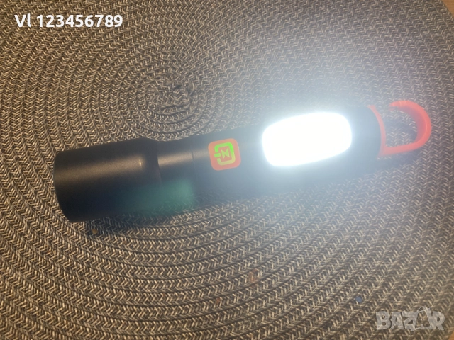 Олекотен комбиниран акумулаторен прожектор, снимка 3 - Къмпинг осветление - 52760417