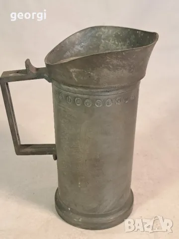 холандска цинкова мярка за течности 0,5 литра       18/5