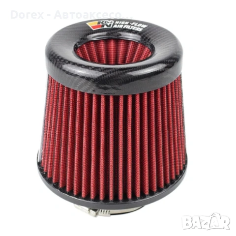 Спортен филтър с карбон -  конусовиден (Ø76 мм), снимка 4 - Аксесоари и консумативи - 53859604