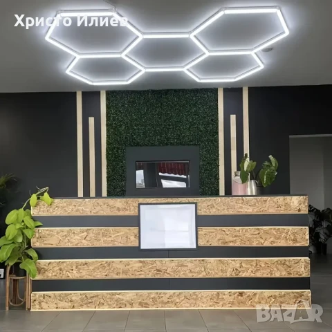 LED Лед Осветление лампа за гараж магазин фризьорски салон студио, снимка 6 - Лед осветление - 51419410