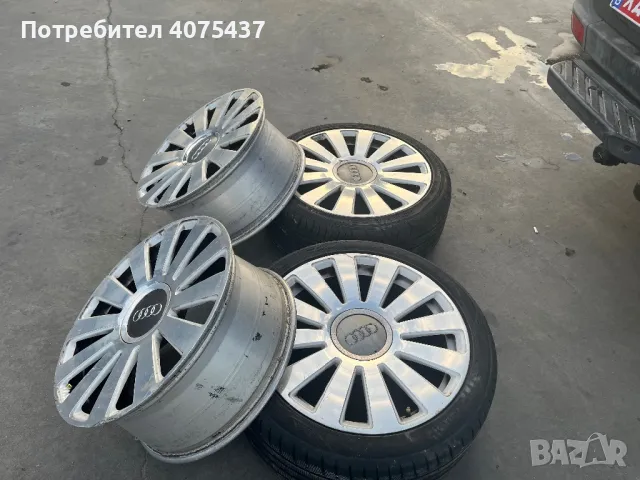 Оригинални джанти за Ауди А4 А6 А8 18 цола audi 5x112 , снимка 3 - Гуми и джанти - 50202935