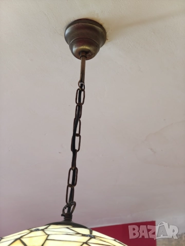 Абажур тип Тифани , снимка 6 - Лампи за таван - 52226313