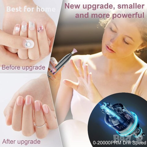 Moseen heal M2 Електрическа пила за маникюр, педикюр, снимка 3 - Електрически пили за пети - 41962753