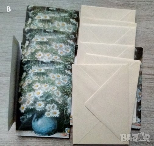 Комплект картички Жан-Франсоа Миле с пликове от Англия, снимка 4 - Други - 40958803