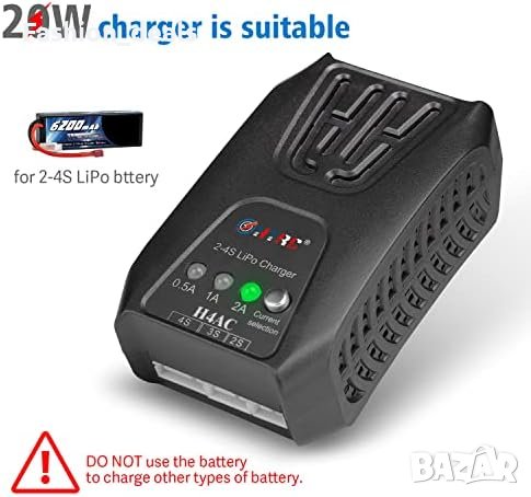 Ново Зарядно устройство за липови батерии HTRC/20W/RC кола, RC лодка, снимка 3 - Друга електроника - 41228891