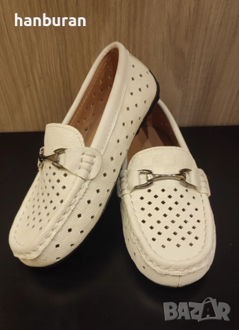 Детски бели мокасини, снимка 4 - Детски обувки - 51814057