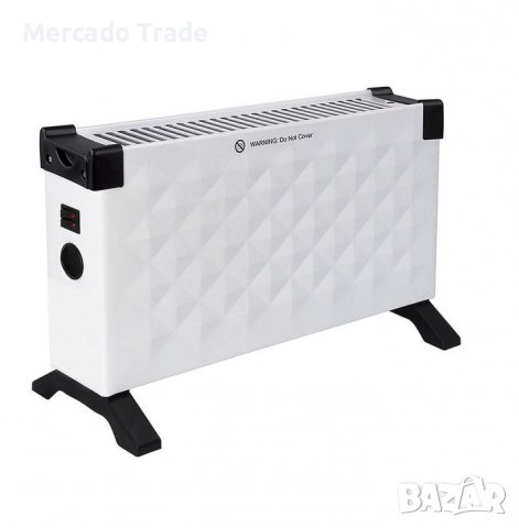 Електрически конвектор Mercado Trade, 2000W, Бял, снимка 1 - Отоплителни печки - 38633725